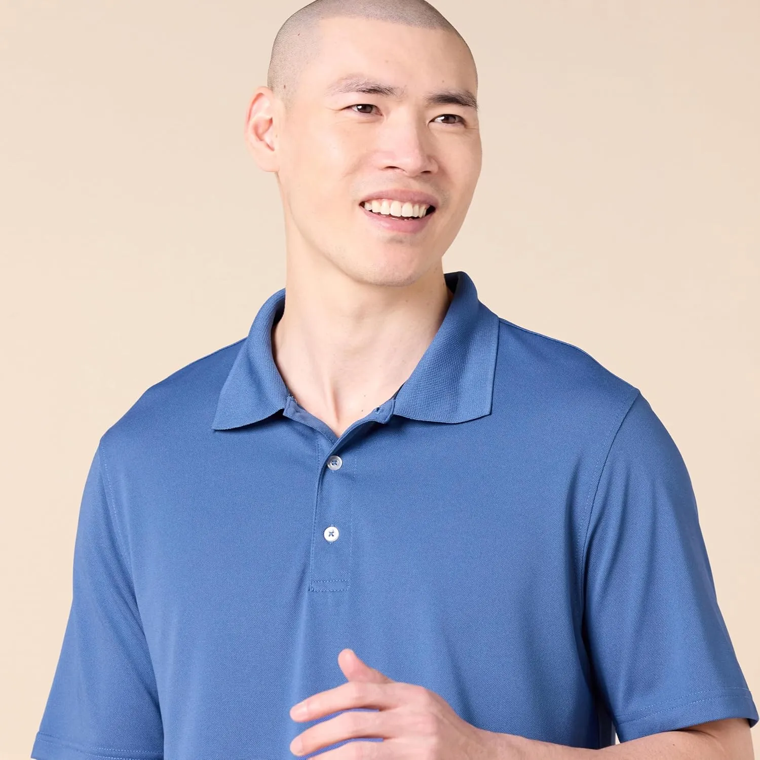 Amazon Essentials Men's Golf Polo Shirt, Quick Dry, Short Sleeve