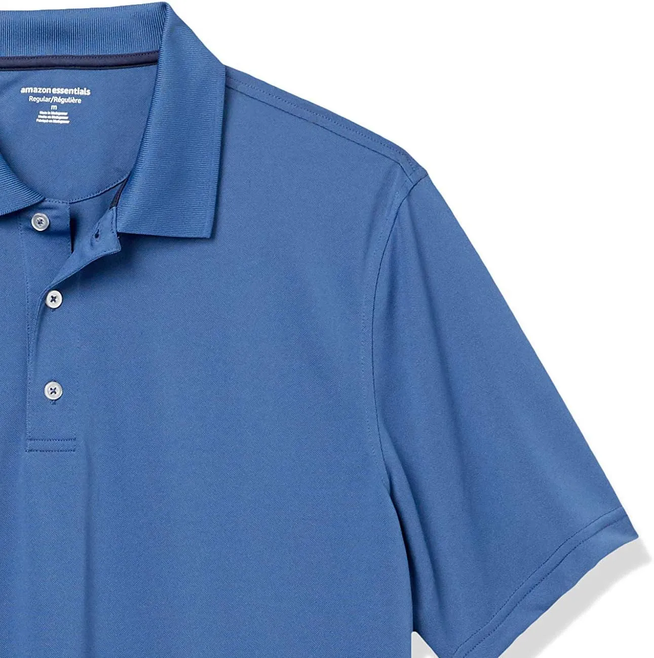 Amazon Essentials Men's Golf Polo Shirt, Quick Dry, Short Sleeve