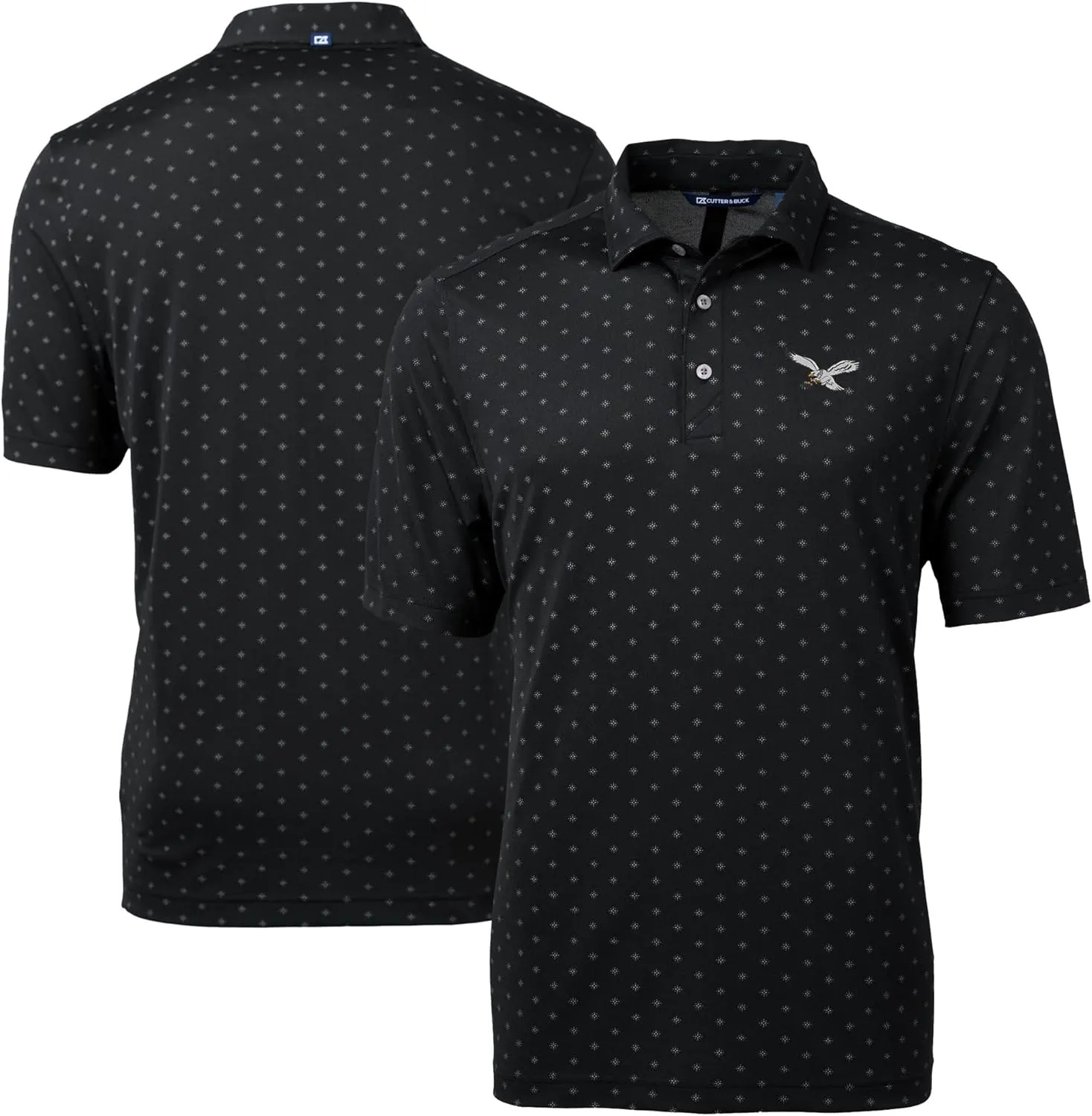 Cutter & Buck Men's NFL Virtue Eco Pique Tile Print Recycled Polo
