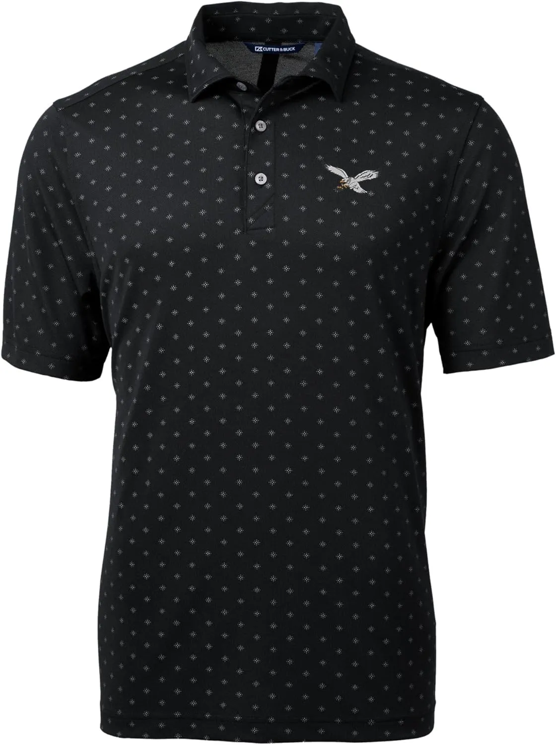 Cutter & Buck Men's NFL Virtue Eco Pique Tile Print Recycled Polo