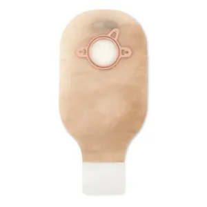 Hollister 18144 New Image 2-Piece Drainable Pouch With Integrated AF300 Filter, Two Sided Comfortwear Panel And Clamp Closure 2-3/4" Flange, 12" L, Standard, Beige, With Belt Tabs