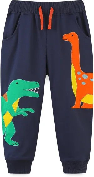 Meufam Toddler Baby Boys Jogger Pants Camouflage Pattern Sweatpants Little Kids Drawstring Elastic Pull-On Pants, Camo Green