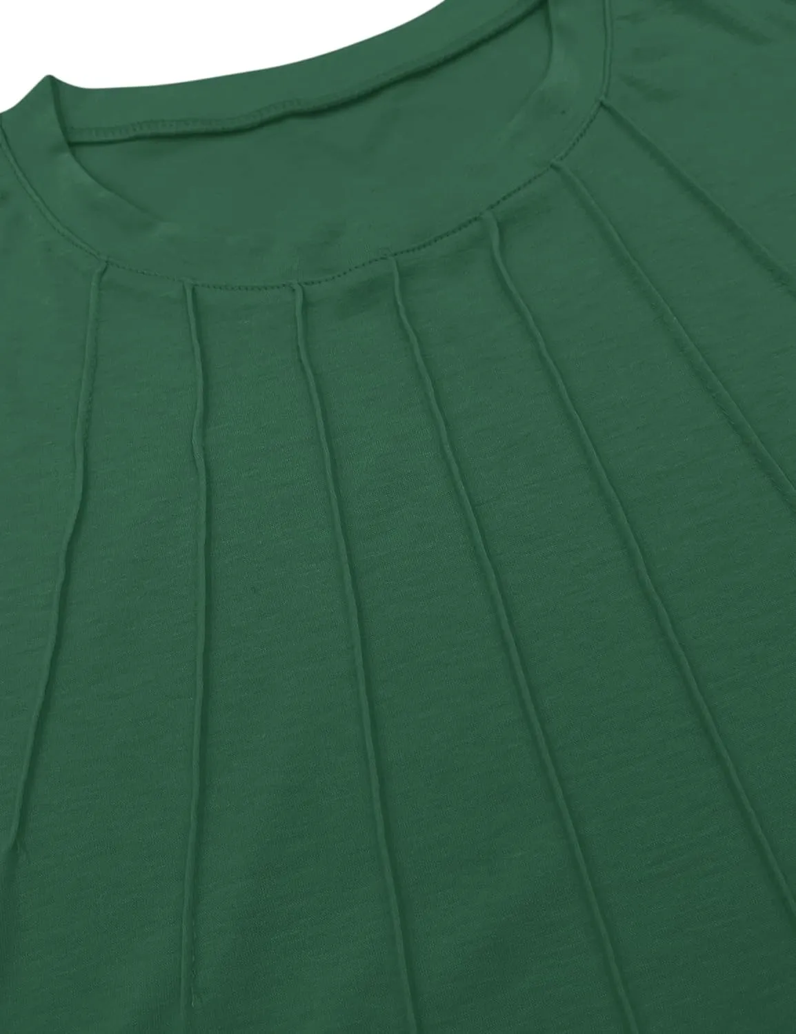 Minclouse Women's Casual Cap Short Sleeves Mini Dresses Cute Pleated T Shirt Dress with Pockets