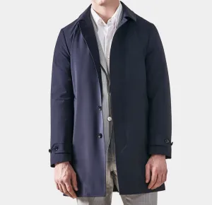 Olmetex Midnight Blue Stretch Bonded Water-Repellent Tech Wool
