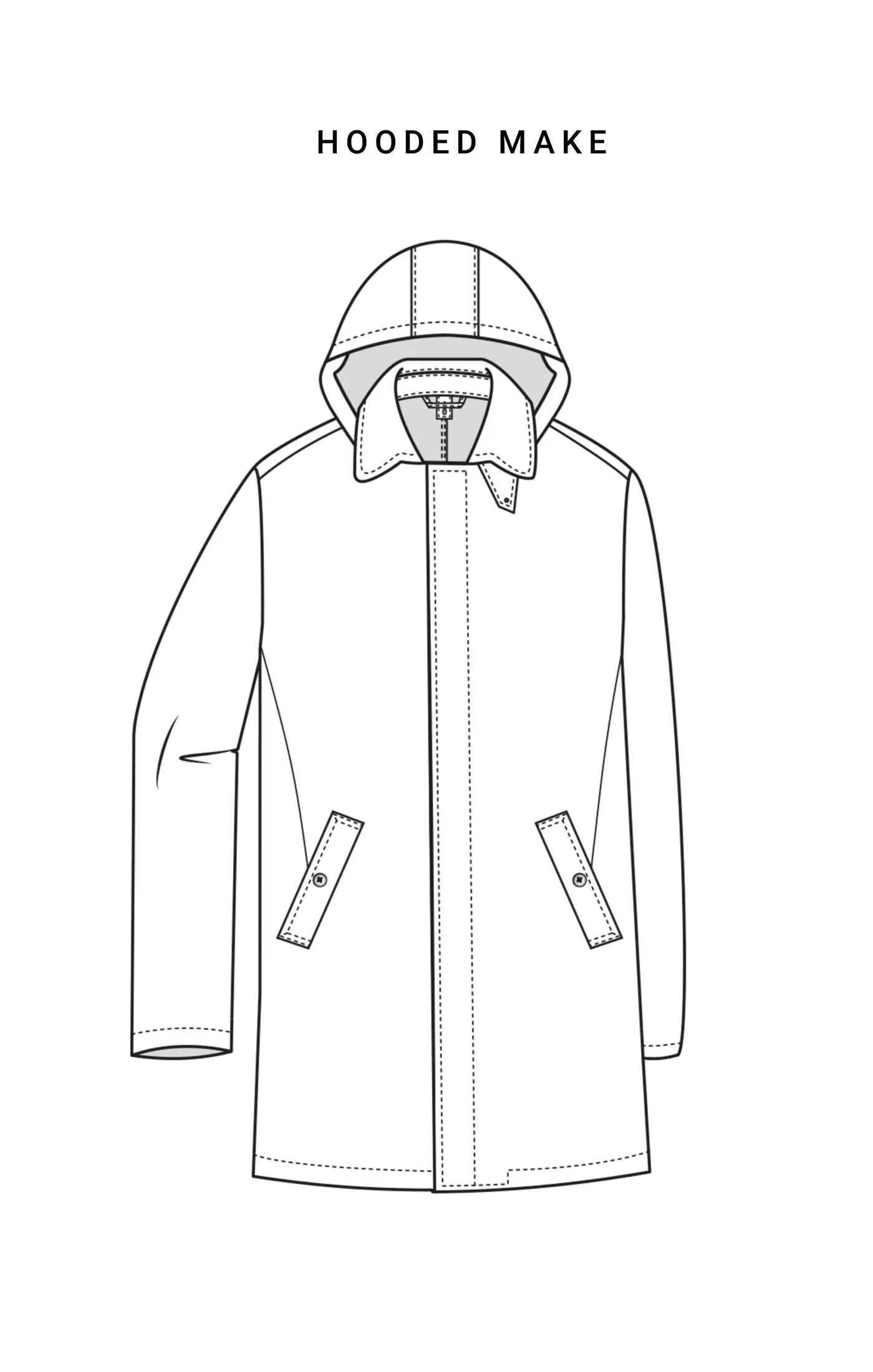 Olmetex Midnight Blue Stretch Bonded Water-Repellent Tech Wool