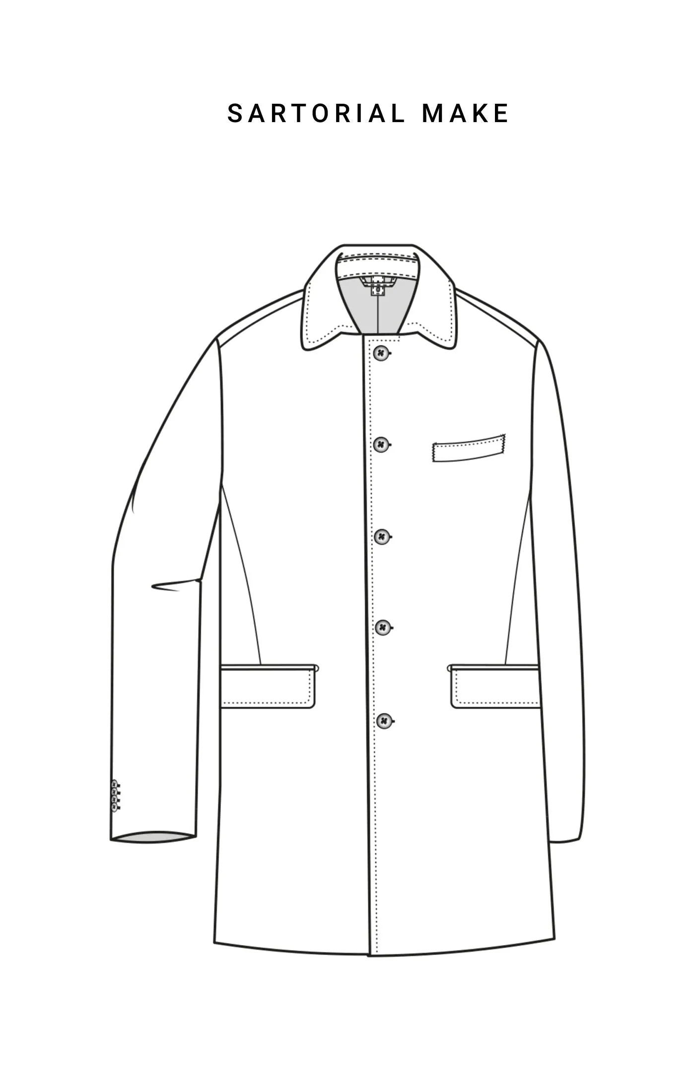 Olmetex Midnight Blue Stretch Bonded Water-Repellent Tech Wool