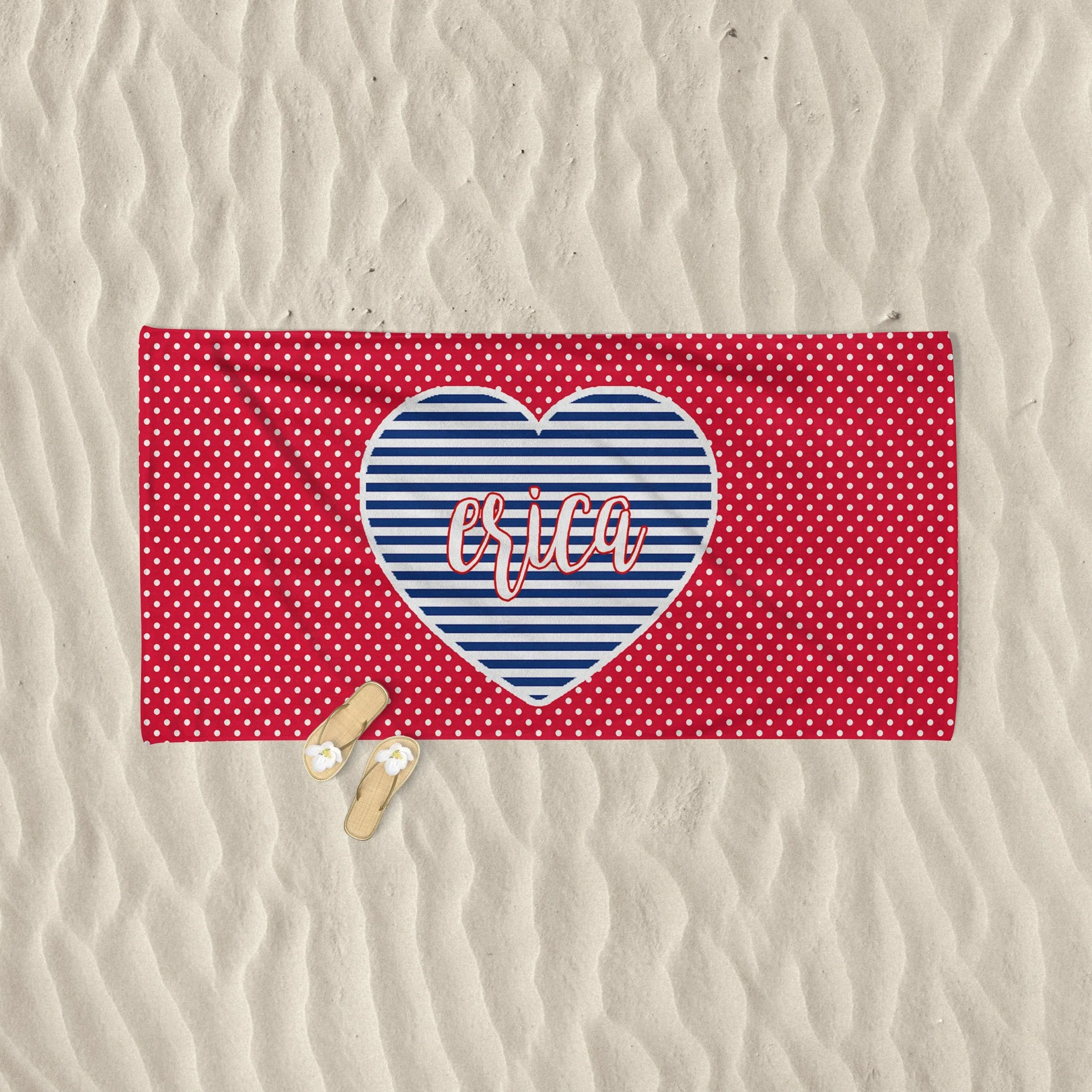 PERSONALIZED PATRIOTIC PREMIUM BEACH TOWEL (3 STYLES)