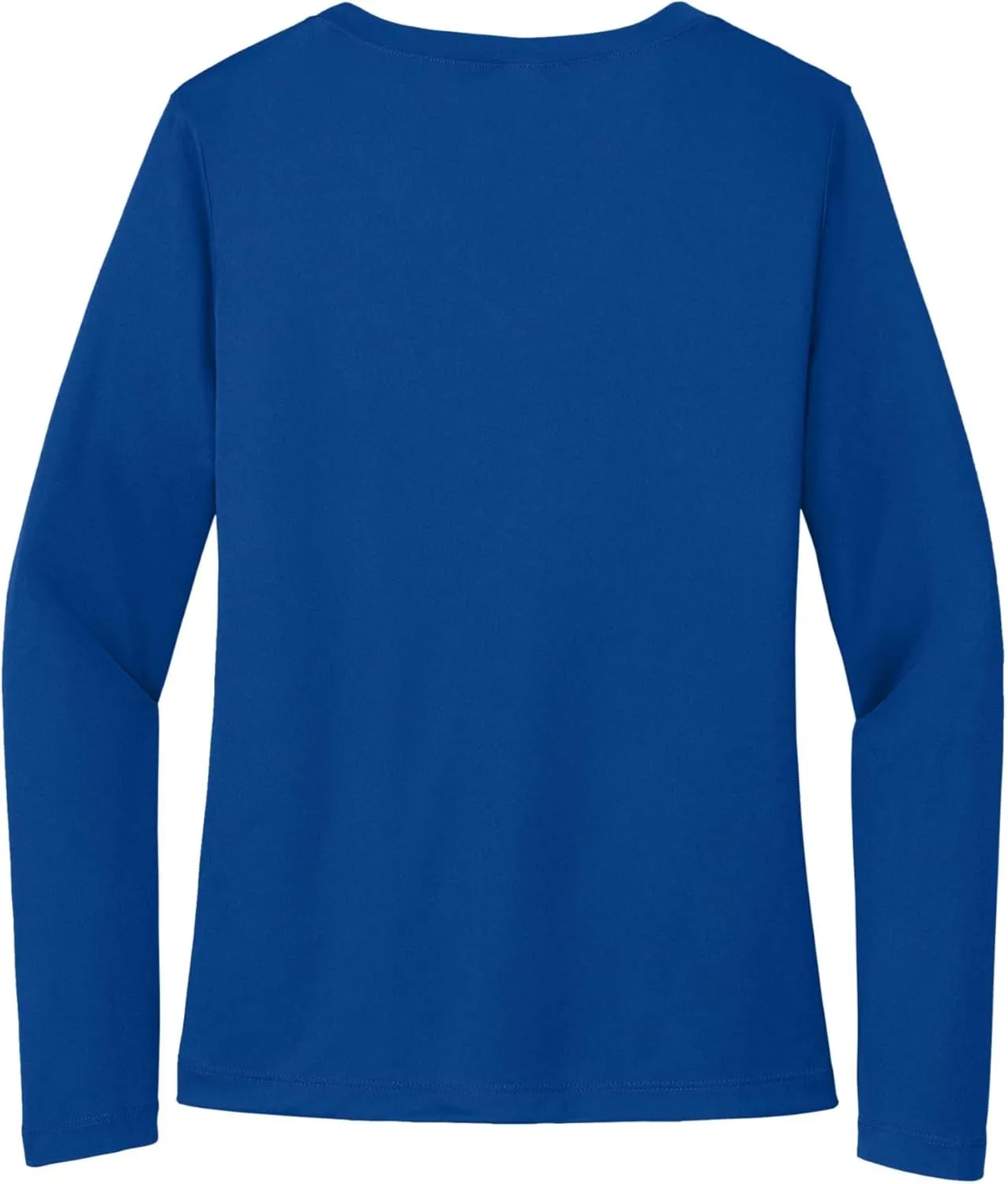 SPORT-TEK Women's Long Sleeve PosiCharge Competitor V-Neck Tee | Workout T-Shirt for Spring & Summer Fashion