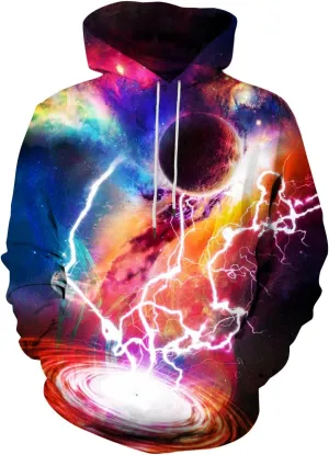 SYAIMN Unisex 3D Printed Hoodies Casual Workout Hoodie Sweater Sweatshirt
