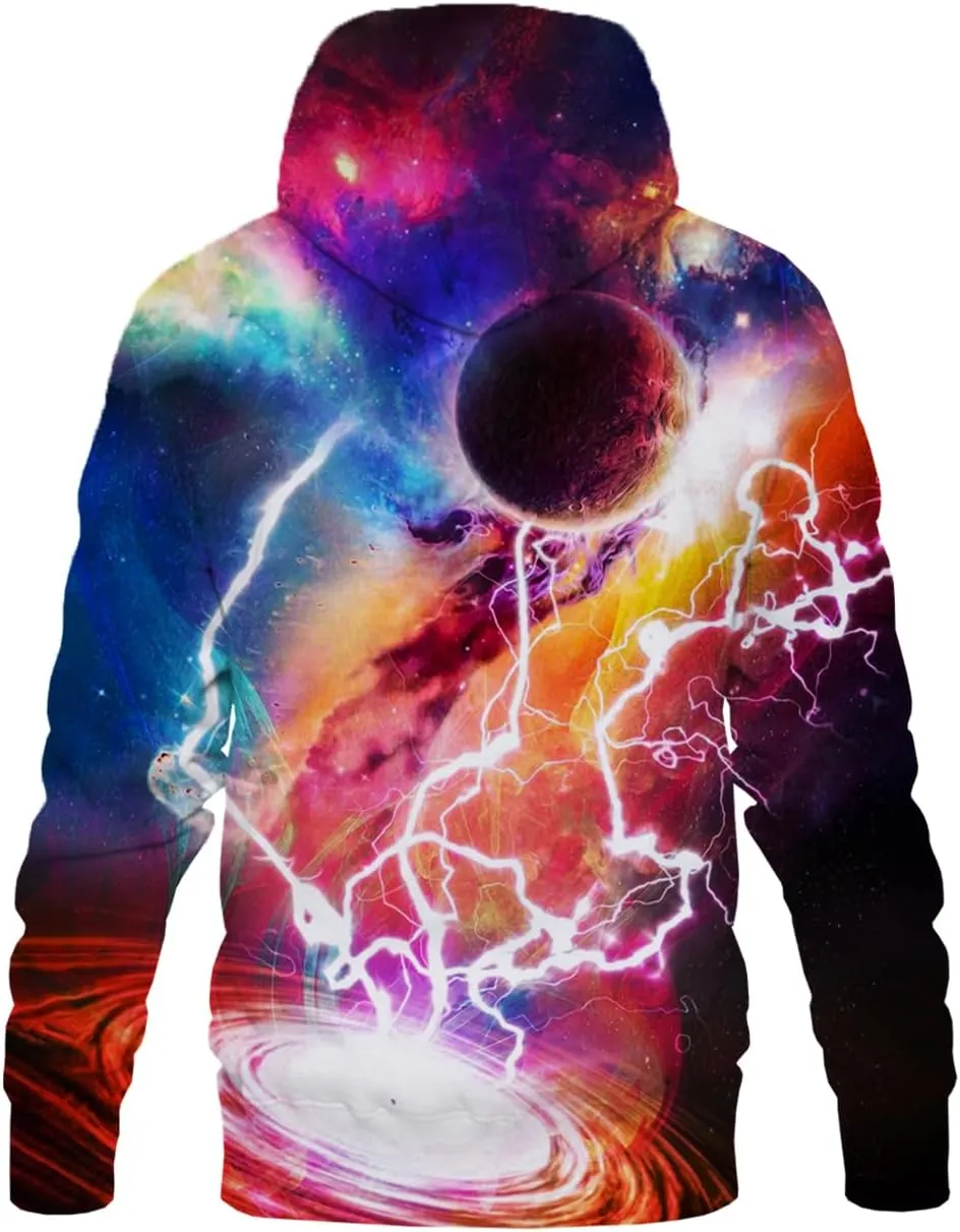 SYAIMN Unisex 3D Printed Hoodies Casual Workout Hoodie Sweater Sweatshirt