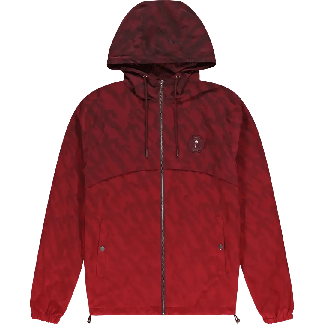 TRAPSTAR IRONGATE T WINDBREAKER - Burgundy