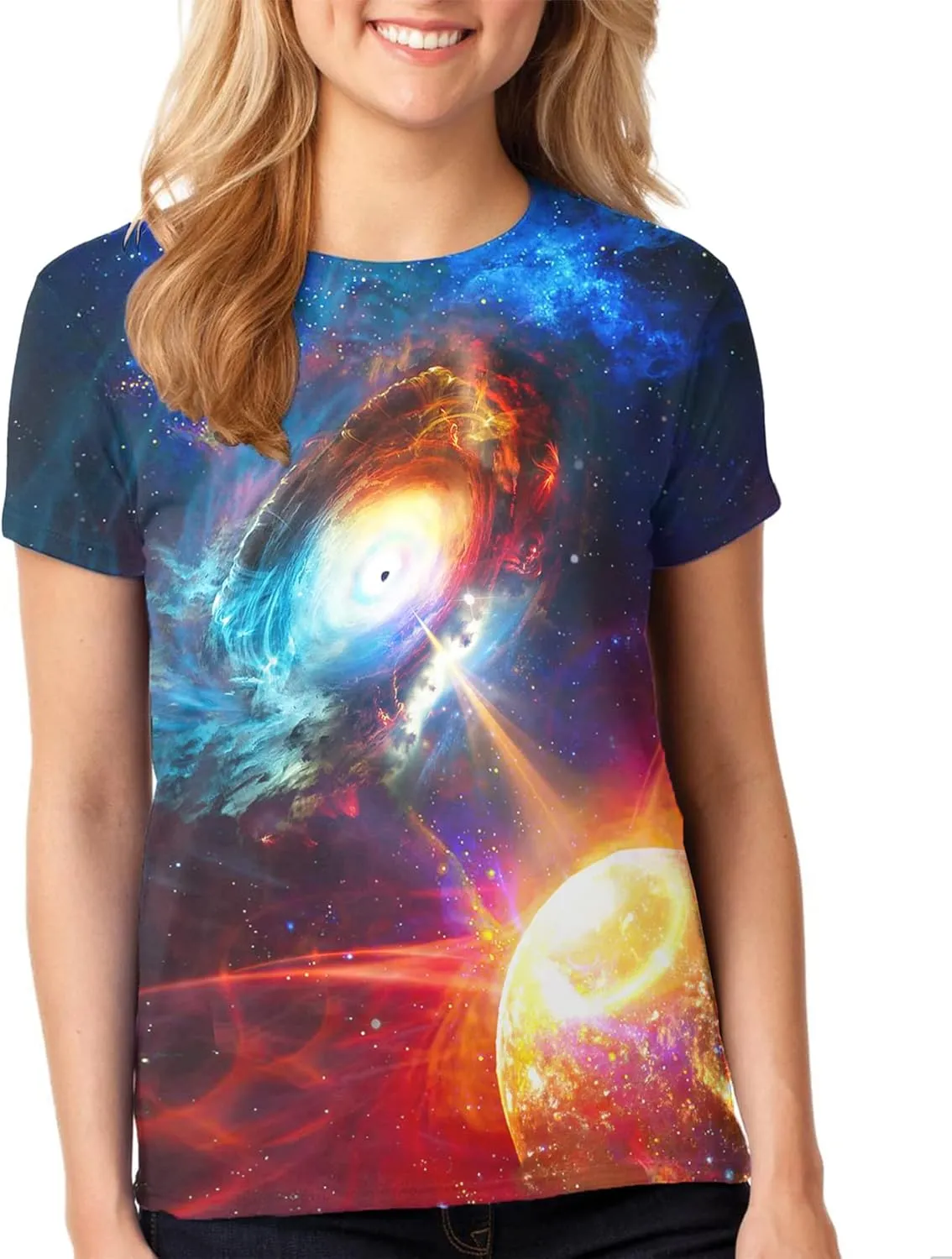 Unisex Novelty Shirts 3D Print Graphic Short Sleeve Shirts for Men Women