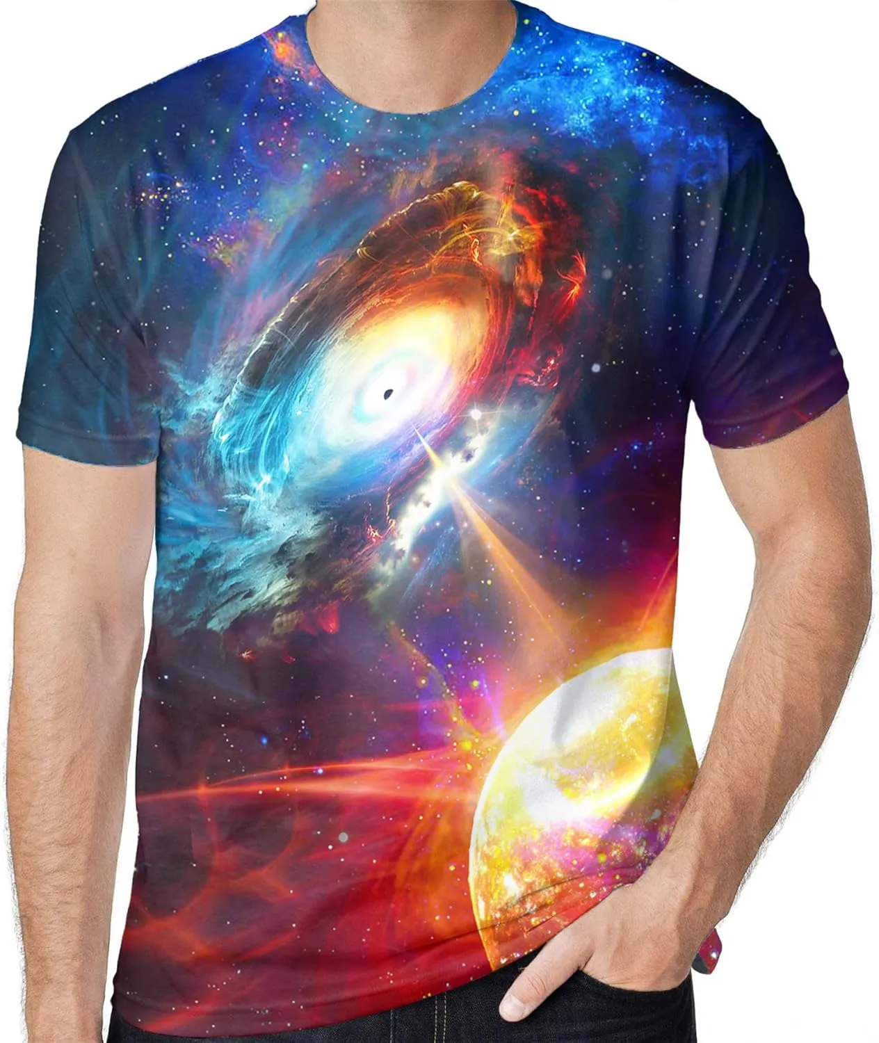 Unisex Novelty Shirts 3D Print Graphic Short Sleeve Shirts for Men Women