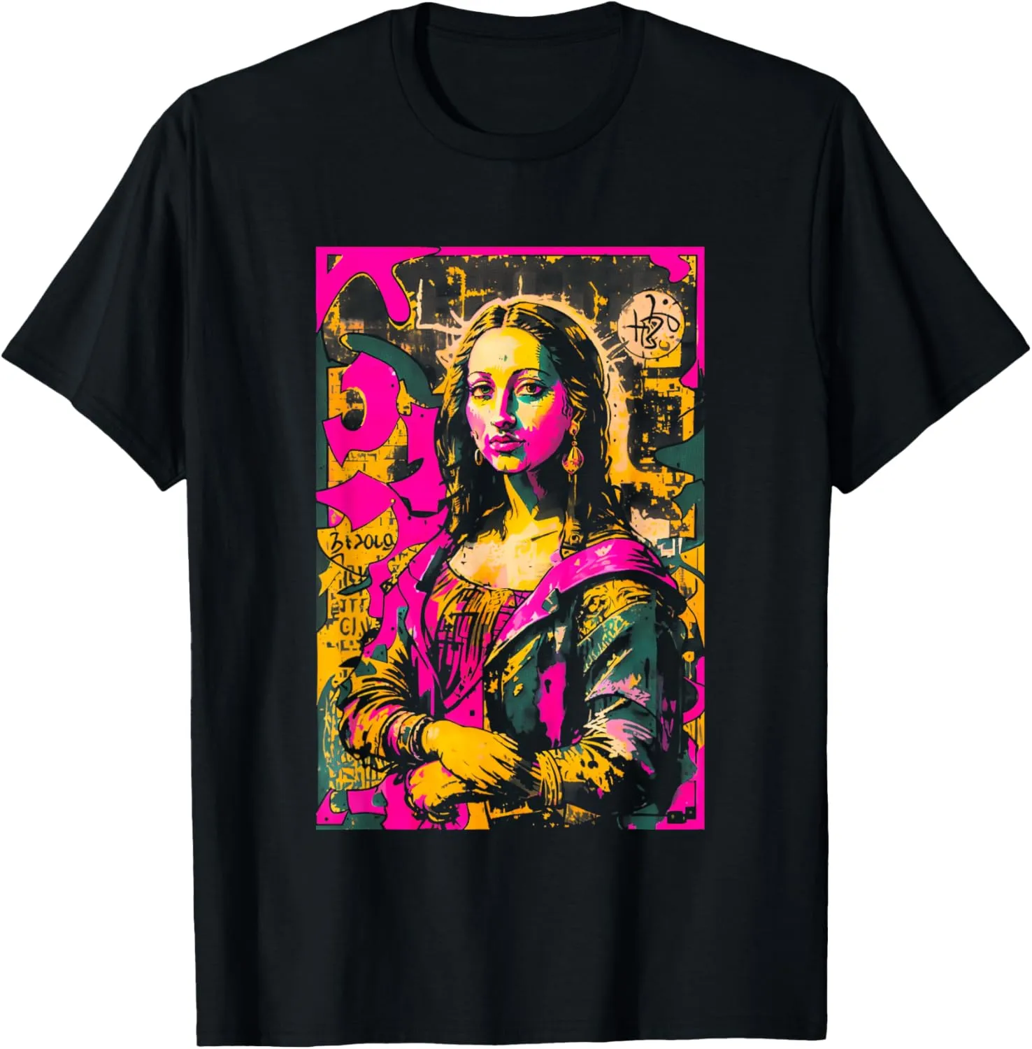 Urban Art Culture Street Art Mona Lisa Graffiti T-Shirt
