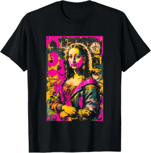 Urban Art Culture Street Art Mona Lisa Graffiti T-Shirt